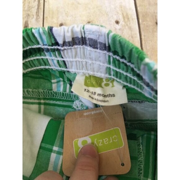 NWT Crazy 8 Shorts Size 12-18 Months - Picture 2 of 3